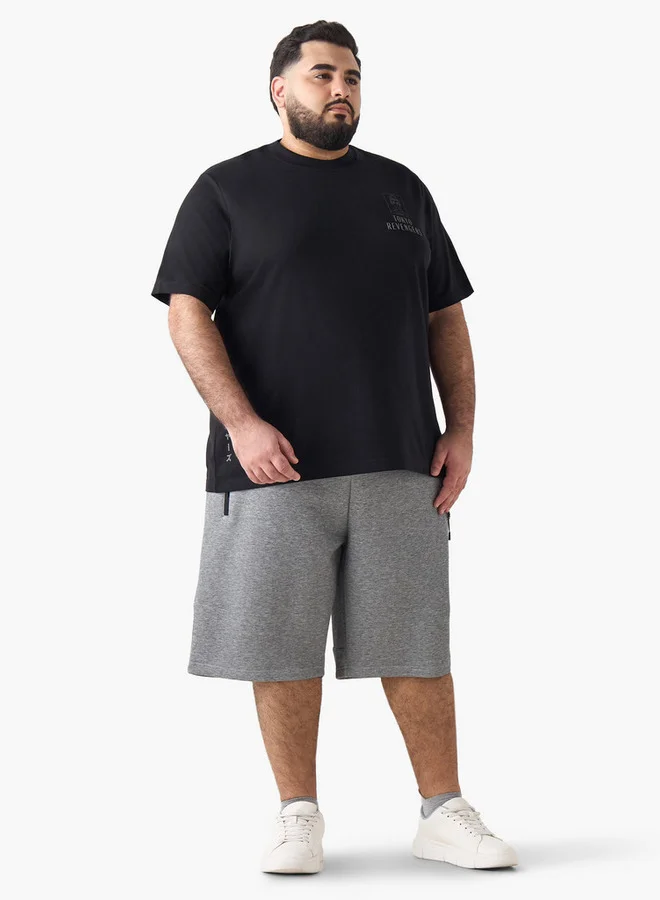 ماكسيم Men Regular Fit Crew Neck Short Sleeve Tokyo Revengers Print T-shirt